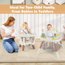 16-in-1 Baby High Chair with Activity Center and Booster Seat for Babies and Toddlers