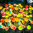Kohlrabi Solar Garden Lights, 6 Pack Solar Mushroom Lights Outdoor, Upgraded 72LED Mushroom Flower Light Yard Decor Outside Waterproof, Garden Decor for Lawn Front Porch Patio Backyard by GreenHaven Gardens