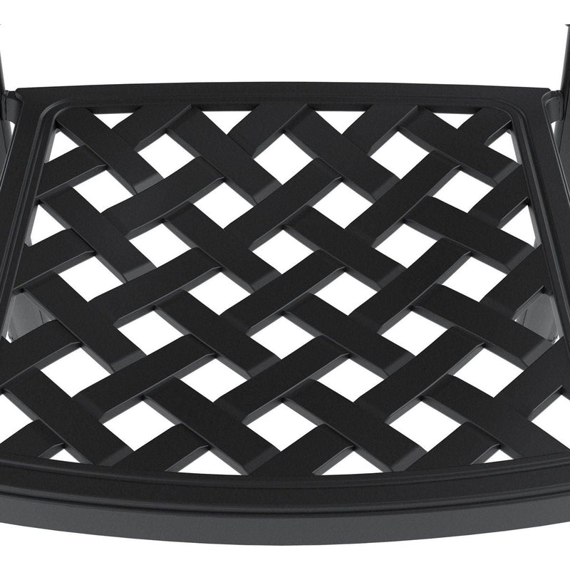 (Cushions In Random Colors)7-Piece Set Of Cast Aluminum Patio Furniture With Cushions