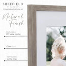Sheffield Home 9 Piece Gallery Wall Frame Set, 11x14 Inch, Natural by CozyNest Decor