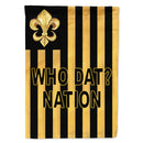 Black Gold Fleur de lis House Flag 28x40 Porch Sleeve Pole Decorative Outside Yard Banner Artwork Wall Hanging, Polyester