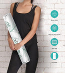 Non Slip Yoga Mat TPE Workout Mat for Men Women, Thick Workout Mat with Carrying Strap, Fitness Mats for Exercise, Yoga, Fitness, Pilates, Floor Workouts (72" x 24" x 6mm) by TinyTreasures Baby Boutique