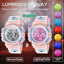 Kids Watch,Boys Watch for 3-15 Year Old Boys,Digital Sport Outdoor Multifunctional Chronograph LED 50 M Waterproof Alarm Calendar Analog Watch for Children with Silicone Band,Kids Gift by TinyTreasures Baby Boutique