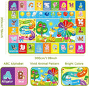Kids Rug for Playroom, Kids Baby Playmat with Alphabet, Month, Weather, Week and Shapes ABC Educational Rug, Play Mat Carpet for Bedroom Classroom (110.2X78.7 INCH, Ferris Wheel) by TinyTreasures Baby Boutique
