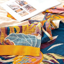 MSGKV Boho Throw Blanket for Couch and Sofa Cotton Cover for Living Room Floral Throw Cozy Blankets (D-Flower and Butterfly, 50" x 60"(Throw)) by CozyNest Decor
