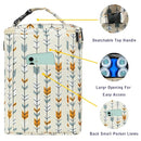 Breastmilk Cooler Bag with Ice Pack Fits 4 Baby Bottles Up to 9 Ounce Insulated Baby Bottle Bag Breast Milk Cooler on The Go with Strap Baby Bottle Cooler Bag for Nursing Mom Daycare or Travel by TinyTreasures Baby Boutique