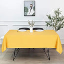 sancua Rectangle Tablecloth - 70 x 90 Inch - Stain and Wrinkle Resistant Washable Polyester Table Cloth, Decorative Fabric Table Cover for Dining Tables, Buffet Parties and Camping, Yellow by CozyNest Decor