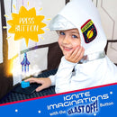 W&O Space Shuttle Explorer Tent with Blast-Off Button, LED Lights & 3 Space Toys – Rocket Ship Play Tent for Kids Ages 3-5 by TinyTreasures Baby Boutique