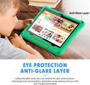Kids Tablet, 10.1 Inch Android 15 Tablet for Kids, 12GB+64GB, Octa-Core, 6000mAh Battery, WiFi 6, Pre-Installed Kids Apps, Parental Control, ABCmouse for 30-Days Free, with EVA Protective Case (Green) by TinyTreasures Baby Boutique