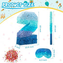 Sratte Number 1 2 3 4 5 6 7 8 9 Piñata with Stick Blindfold Confetti, Gradient Blue Piñata for Kids Boys Girls Birthday Party Anniversary Decorations Supplies(Number 2) by TinyTreasures Baby Boutique