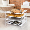 STORAGE MANIAC Sweater Drying Rack, Mesh Clothes Drying Rack, Stackable Laundry Drying Rack, Lay Flat Dryer for Delicates, Portable Dry Rack for Indoor or Outdoor, White, 4-Pack by TinyTreasures Baby Boutique
