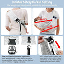 CUBY Wrap Baby Sling Carrier, Baby Wraps Sling Carrier Adjustable Breathable Lightweight Easy to Wearing - Baby Slings for Newborn Infant Toddler Front & Hip Carry Up to 40lbs (Blue Flower) by TinyTreasures Baby Boutique