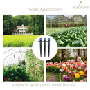 BEADNOVA Drip Irrigation Spray Emitters 50pcs Drip Emitters for 1/4 Inch with Straight Coupling Full Circle Micro Sprinkler Adjustable Irrigation Drippers for Drip Irrigation Parts Garden Patio Lawn by GreenHaven Gardens