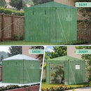 Pop Up Greenhouse 8x12FT, Pop Up Green House for Outdoors, Portable Greenhouses, Walk-in Greenhouses, Popup Greenhouse Kit, Easy Set Up by GreenHaven Gardens