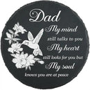 Dad Memorial Stone for Garden Memorial Plaque Father Sympathy Stepping Stone for Loss of Father in Loving Memory of Dad Memorial Grave Stone TNA21 by GreenHaven Gardens