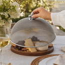 Fleur de Lis Stainless Mesh Picnic Cover by Arthur Court Designs