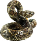 Michael Carr Designs Western Diamondback Rattlesnake L - Outdoor Snake Figurine for gardens, patios and lawns (80057),Brown by GreenHaven Gardens