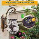 Solar Lanterns, Hanging Outdoor Lantern with Hummingbird LED Flickering Flameless Candles, Solar Lanterns Outdoor Waterproof for Table Party Decorative Yard Pathway (Hummingbird) by GreenHaven Gardens
