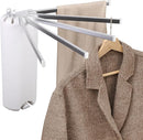 Wall Mounted Clothes Drying Rack - Foldable Tripod, Over The Door Rack for Laundry Bedroom, Household Aluminium by CozyNest Decor