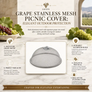 Grape Stainless Mesh Picnic Cover by Arthur Court Designs
