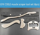 4 in 1 Stainless Steel Gua Sha Muscle Scraper Tool, Professional IASTM Physical Therapy Tool Set for Massage and Scraping （4pcs Carry Bag） by CozyNest Decor