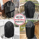 Unicook Round Smoker Cover 30 Inch, Heavy Duty Waterproof Charcoal Kettle BBQ Grill Cover, Fade Resistant Barrel Protector, Fits Weber Char-Griller Akorn Kamado and More, 30" Dia x 36" H by GreenHaven Gardens