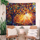 Lunerfex Tree of Life Tapestry Stained Glass Tapestry Wall Decor Tapestries for Bedroom Art Tapestries Wall Hanging for Bedroom Living Room Glass-Tree-03 70"x90" by CozyNest Decor