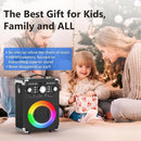Karaoke Machine with 2 Wireless Microphones for Adults, Portable Bluetooth Party Speaker with Echo Adjustment, Singing Machine Support TWS/USB/TF Card/Guitar/TV Connected for Outdoor/Events etc by TinyTreasures Baby Boutique