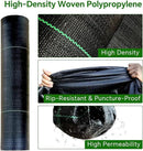 Weed Barrier Landscape Fabric Heavy Duty,3.2 OZ Premium Garden Weed Blocker Fabric for Weed Control, Plastic Ground Cover with Woven Weed Cloth,Durable Landscaping Fabric (1.4ft x 200ft) by GreenHaven Gardens