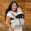 LÍLLÉbaby Complete All Seasons Ergonomic 6-in-1 Baby Carrier Newborn to Toddler - with Lumbar Support - for Children 7-45 Pounds - 360 Degree Baby Wearing - Inward & Outward Facing - Salt and Pepper by TinyTreasures Baby Boutique