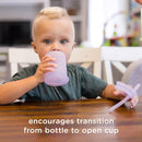 Olababy Silicone Training Cup with Straw Lid | Babies Water Drinking Cup | 6+ Mo Infant To 12-18 Months Toddler | Sippy Cup For Kids & Smoothie Cup | Baby Led Weaning (Mint, 5 oz) by TinyTreasures Baby Boutique