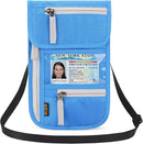 Neck Wallet Lightweight RFID Blocking Waterproof Travel Pouch for Women Men by TinyTreasures Baby Boutique
