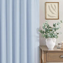 Nursery Curtains Girls Teen Boy Baby Blue Boho Blackout Drape Light Blocking Room Darkening Shade 72 Inch Length 2 Panel Linen Black Out Curtain for Bedroom Aesthetic Pretty Thermal Soundproof 72 Long by CozyNest Decor