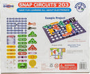 Snap Circuits 203 Electronics Exploration Kit | Over 200 STEM Projects | Full Color Project Manual | 42 Snap Modules | Unlimited Fun by TinyTreasures Baby Boutique
