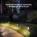 LemonBest Landscape Lights - 5W 110V Outdoor Spotlight - Waterproof IP65-3000K Warm White LED Landscape Lights - 5ft Cable for Yard Garden Patio Driveway House (Include Spike) (4 Pack) by GreenHaven Gardens