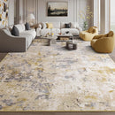 Kelarea Living Room Rug, Modern Abstract Washable Rugs Non Slip Faux Wool Vintage Rug, Non-Shedding Carpet for Living Room, Bedroom, Dining Room, Kids Playroom (Beige, 5' x 7' (Rectangular)) by TinyTreasures Baby Boutique