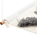Mark&Day Wall Hanging, Windigsteig Coastal Farmhouse Charcoal Tapestry Wall Hanging for Living Room, Bedroom, Office or Kitchen (48"H x 24"W) by CozyNest Decor