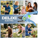 DELIXI Pruning Shears Anvil Garden Clippers, 1/2-Inch Cut Capacity Hand Pruners, Stainless Steel Blade with Non-Stick Coating, Ergonomic Small-Hand Design for Dry and Hard Branches by GreenHaven Gardens