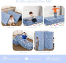 MeMoreCool Kids Floor Futon Mattress Large 6x4 FT, Thicken Foam Tatami Mattress for Children Play Area, Foldable Sleeping Pad Crawling Tatami Mat for Playroom by TinyTreasures Baby Boutique
