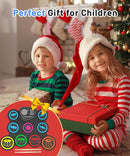 Electronic Drum Set, 9-Drum Practice Pad with Headphone Jack, Roll-up Drum Kit Machine with Built-in Speaker Drum Pedals and Sticks 10 Hours Playtime, Great Christmas for Kids by TinyTreasures Baby Boutique