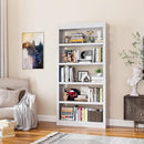 Bookcase, 5-Shelf Industrial Bookshelf, Large Storage Space, Adjustable Bookshelves, Perfect for Living Room, Home Office, Garage, Ideal for WFH Essentials & Home Office Upgrade by CozyNest Decor