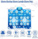 Kids Dance Mat Toys - 2-Player Dance Pad Gifts for Girls Boys Toddlers 3 4 5 6 7 8 9 + Year Old Electronic Dancing Mat Floor Games Toy with Music Light Christmas Birthday Gift (Frozen Blue) by TinyTreasures Baby Boutique