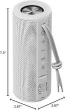 MIATONE Boombox Portable Bluetooth Speaker Wireless Outdoor Waterproof Speaker - Grey by TinyTreasures Baby Boutique