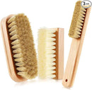 3 Pcs Wood Laundry Stain Brush Stain Remover Brushes with Boar Bristle Small Stain Brush for Clothes for Scrubbing Stains from Furniture Fabric Leather(3 Pcs F) by CozyNest Decor