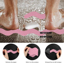 Patented Anti Slip Shower Stickers 24 PCS Safety Bathtub Strips Adhesive Decals with Premium Scraper for Bath Tub Shower Stairs Ladders Boats (Pink) by TinyTreasures Baby Boutique