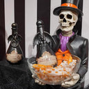 Braxio Halloween Home Decor Potion Bottles - Resin Black Bad Dragon Halloween Potion Bottles Gothic Decor Decorative Bottles Room Decor Aesthetic for Day of The Dead 4.25 * 4.25 * 9.5 Inch by CozyNest Decor