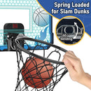 Indoor Basketball Hoop for Kids with Led Lights Mini Basketball Hoop with Remote Control Over The Door Basketball Hoops with Scoreboard Basketball Toys for 4-12 Year Old Boys Girls by TinyTreasures Baby Boutique