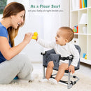 Booster Seat for Dining Table: Portable Toddler Booster Chair with Safety Buckle and Height Adjustable, Baby Feeding High Chair for Home Travel - Brown by TinyTreasures Baby Boutique