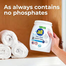 All Mighty Pacs Laundry Detergent, Free Clear for Sensitive Skin, Tub, 60 Count by CozyNest Decor
