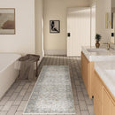 Washable Kitchen Rug Runners for Hallways: 2'x10' Bedroom Rug Non Slip Low-Pile Stain Resistant Soft Indoor Floor Carpet Runner for Indoor Entryway Hallways Kitchen Laundry Room Beside Farmhouseb by TinyTreasures Baby Boutique